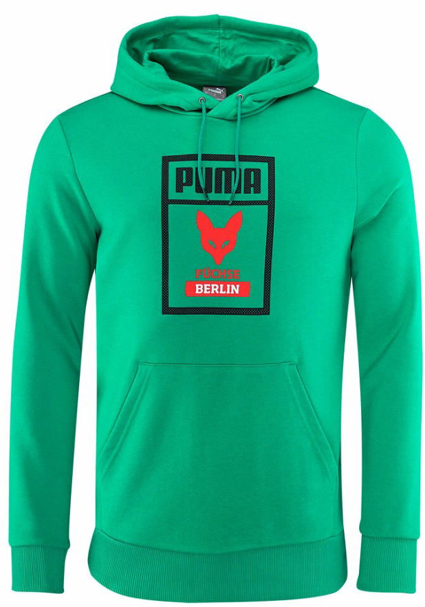 Dukserice Puma Hoodie With Logo And Print Zelena | 686323-01