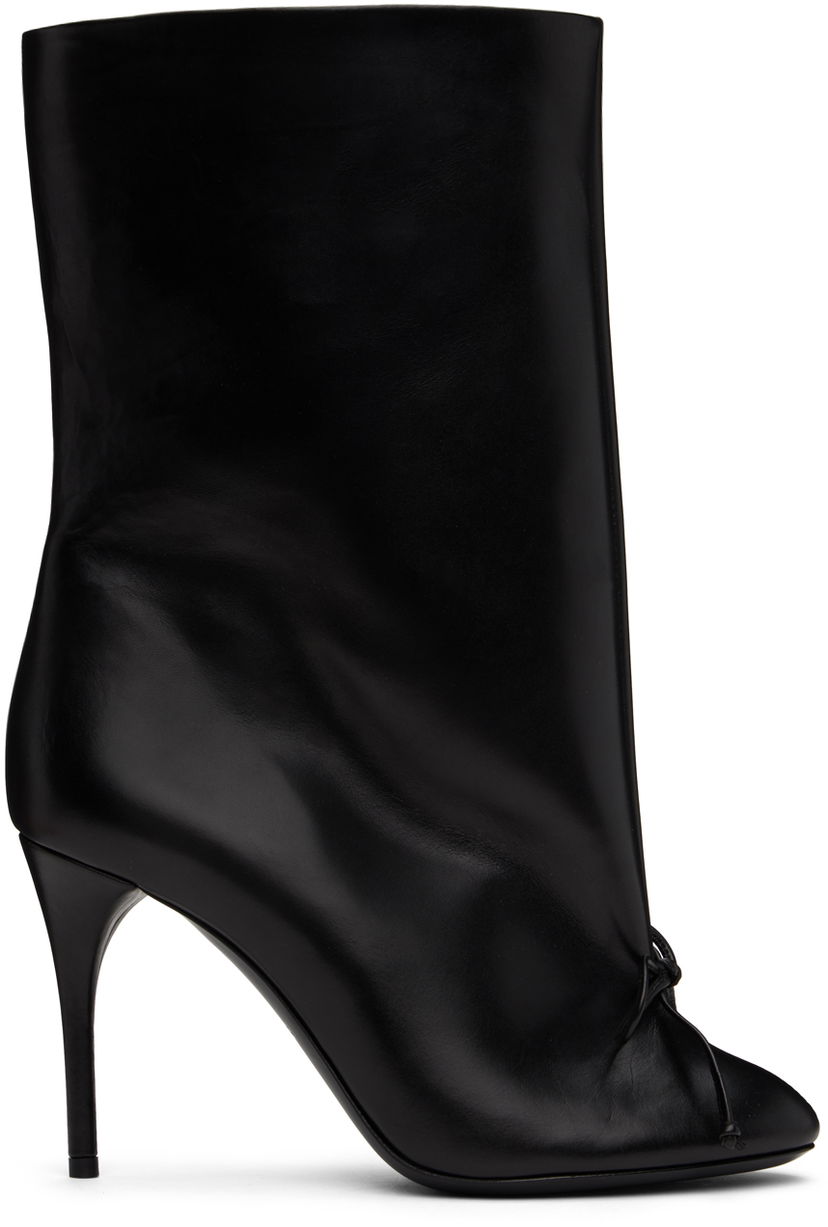 Haljina Alaïa ALAÏA Decollete Leather Ankle Boots Crna | AA3B096CK122