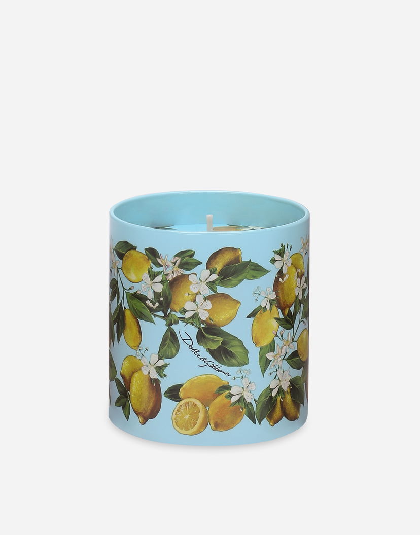 Home decor Dolce & Gabbana Dolce & Gabbana Lemon Scented Glass Candle Tirkiz | TCC159TCAG3U0070