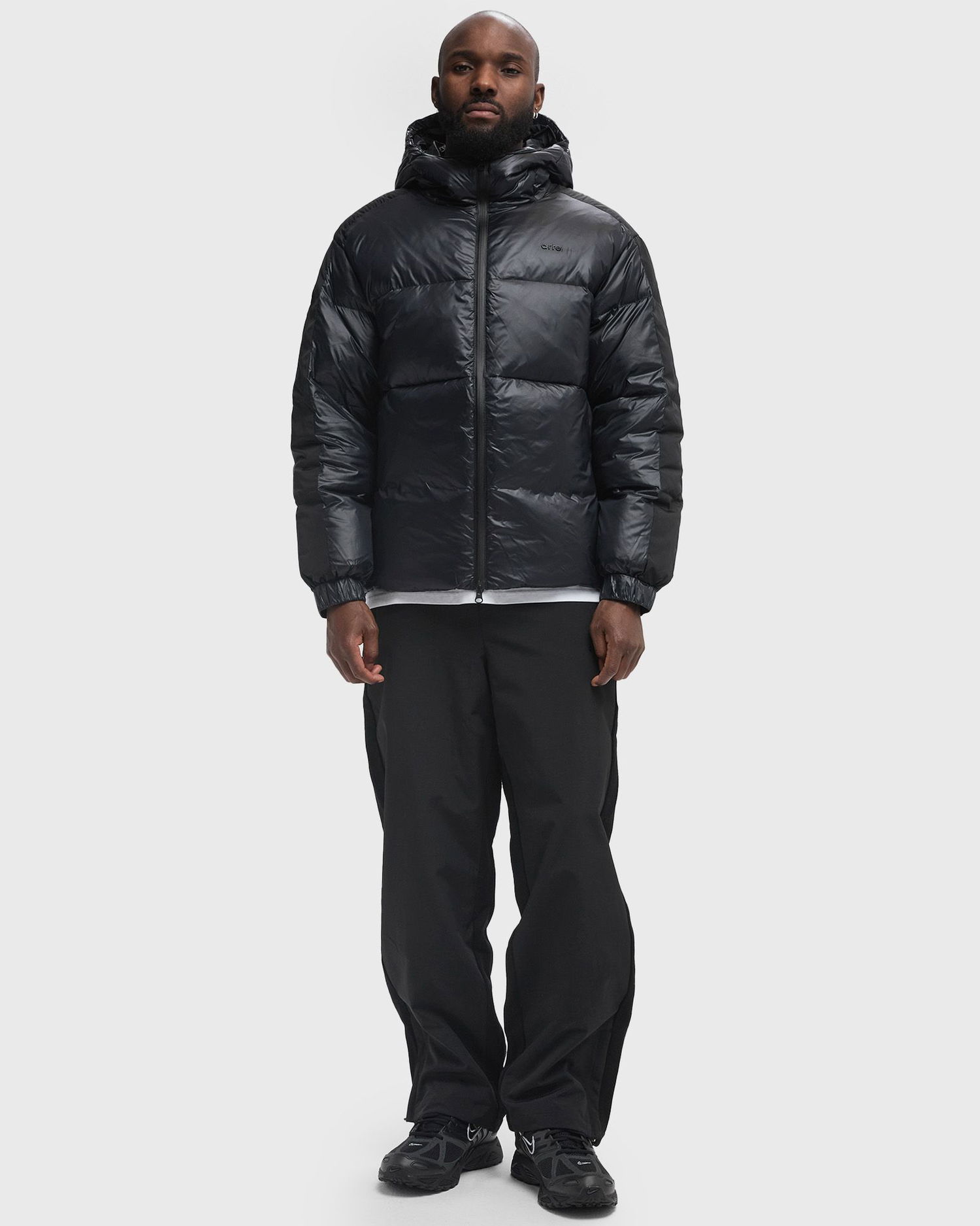 Pernata jakna Arte Antwerp Shiny Puffer Jacket Crna | AW24-077J-BLACK, 1