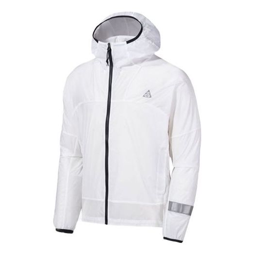 Vjetrovka Nike ACG ACG Cinder Cone Woven Reflective Hooded Jacket Bijela | DR8862-100