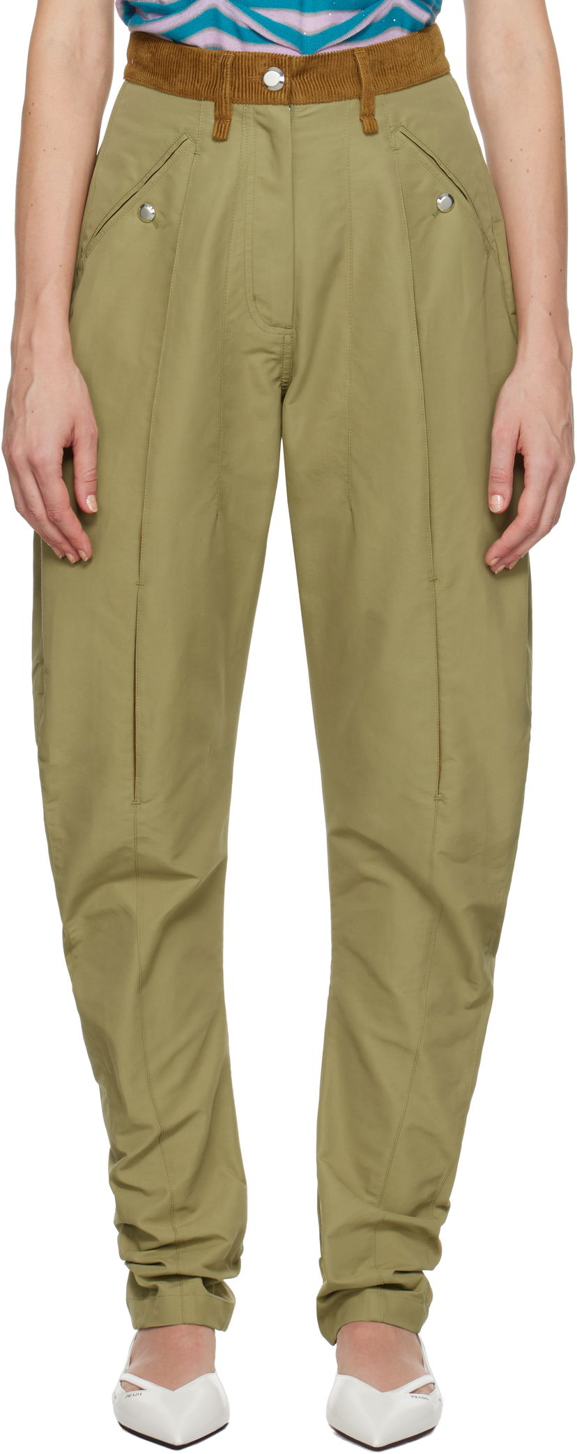 Hlače KIKO KOSTADINOV Chasseur Trousers Zelena | KKWAW24T02-7