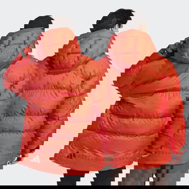 Pernata jakna adidas Originals Stella McCartney x Mid-Length Padded Winter Jacket Crvena | IA9125, 5