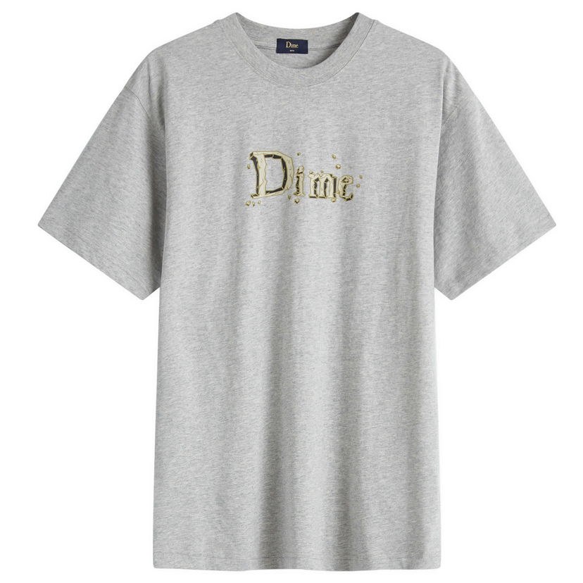 Majica kratkih rukava Dime Heather Classic Stone Logo T-Shirt Siva | DIMEHO2455GRY