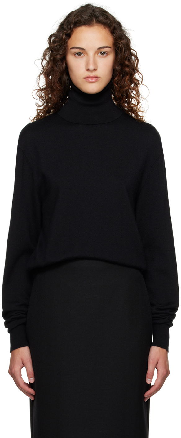 Džemper The Row Davos Turtleneck Crna | 7403-Y627