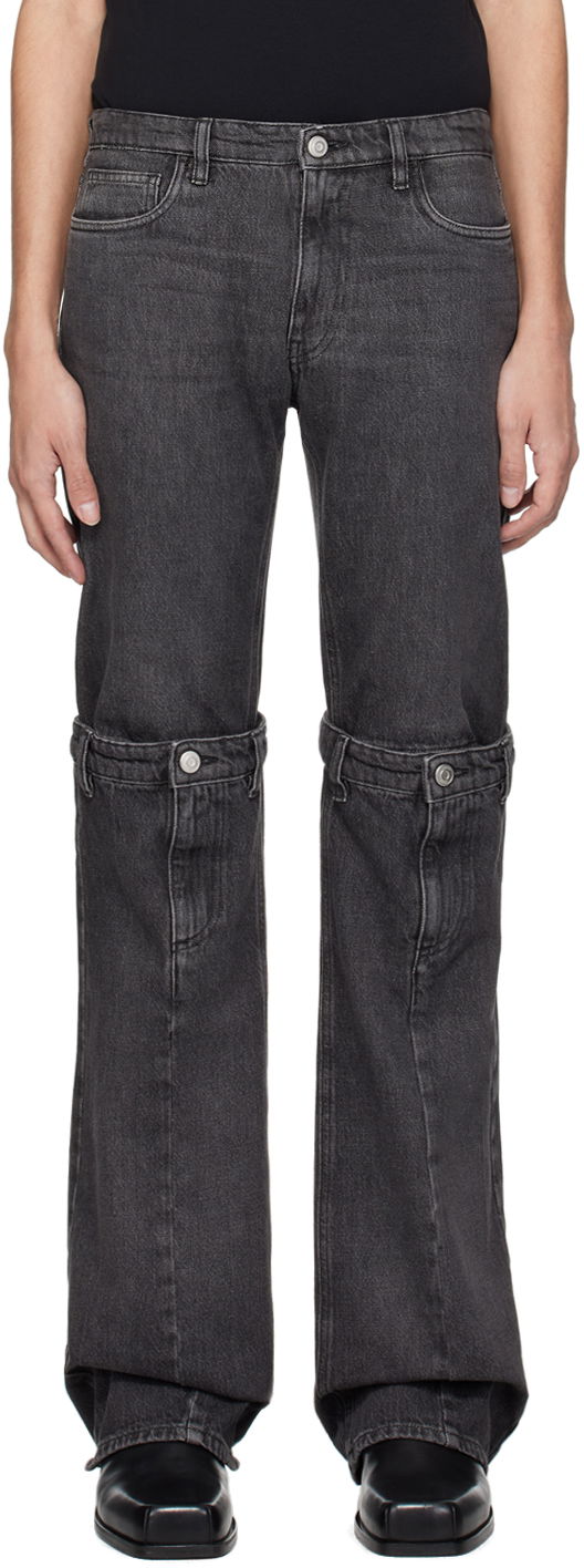 Jeans Coperni Open Knee Jeans Crna | COPP55852MEN