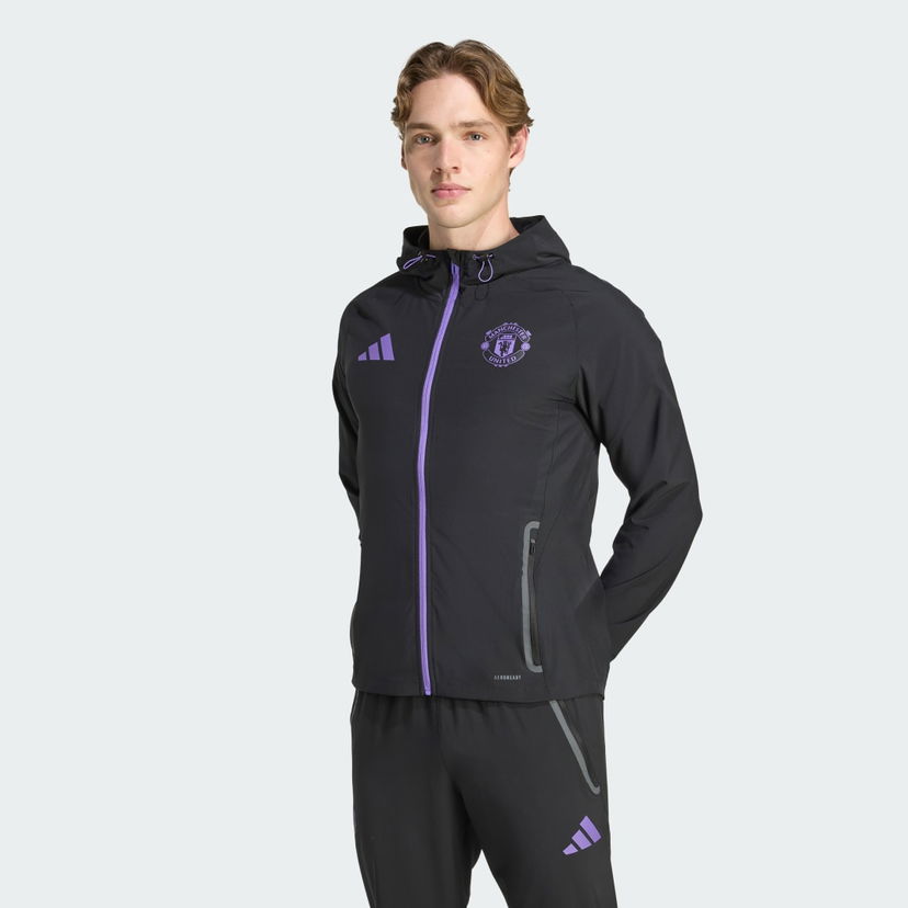 Hlače adidas Performance Manchester United Tiro 25 Competition Vis Travel Pants Crna | JV5351
