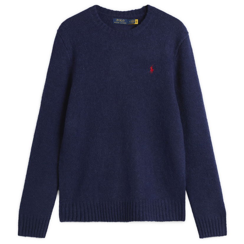 Džemper Polo by Ralph Lauren Brushed Shetland Knit Jumper Tamnoplava | 710918805501-BLU