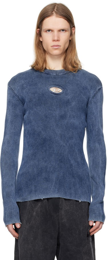 Džemper Diesel Diesel K-Darin-D Cutout Ribbed Sweater Plava | A17512-0ANAH-8AT, 0