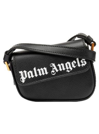 Torba za rame Palm Angels Mini Crash Bag Crna | PWNX003F22LEA0011001