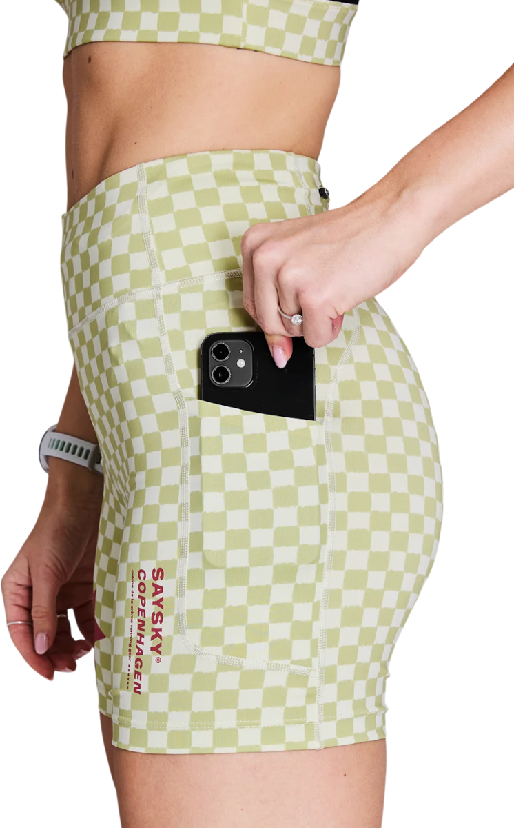 Kratke hlače Saysky Saysky Checker Combat+ 7" Short Tights Zelena | nwrst30c1034, 1