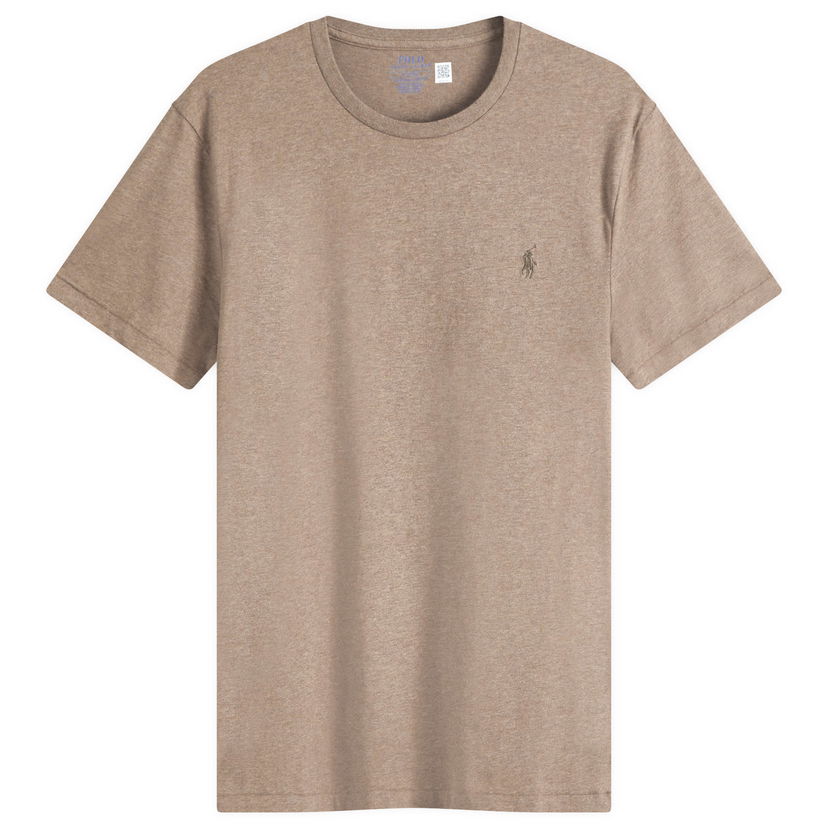 Majica kratkih rukava Polo by Ralph Lauren Custom Fit T-Shirt in Heather Bež | 710671438400