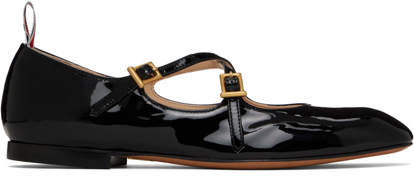 Haljina Thom Browne Thom Browne Thom John Ballerina Flats Crna | FFD143A-00216