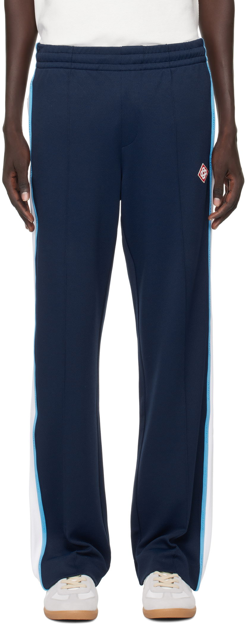 Trenirka Casablanca Casablanca Pique Track Pants Tamnoplava | MPF25-JTR-192-01