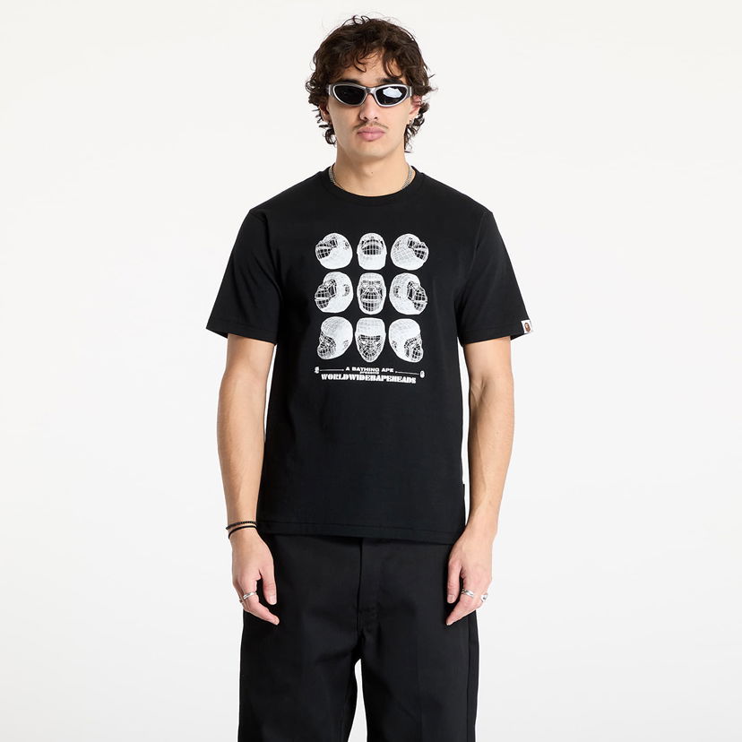 Majica kratkih rukava BAPE Black Short Sleeve Graphic T-Shirt Crna | 001CSK701006M BLK