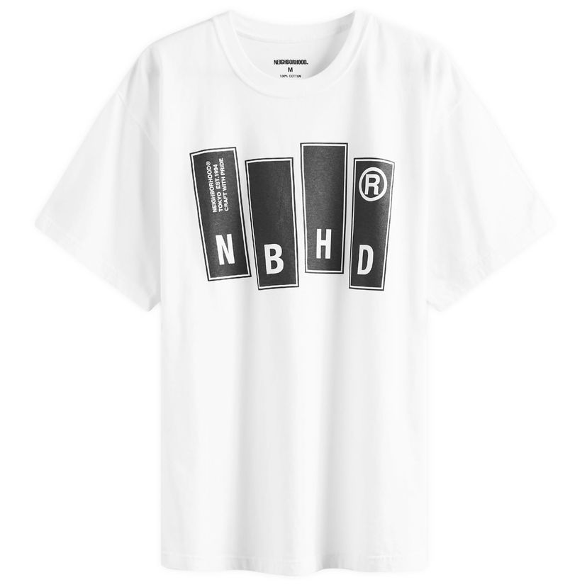 Majica kratkih rukava Neighborhood 26 Printed Bijela | 241PCNH-ST26-WT