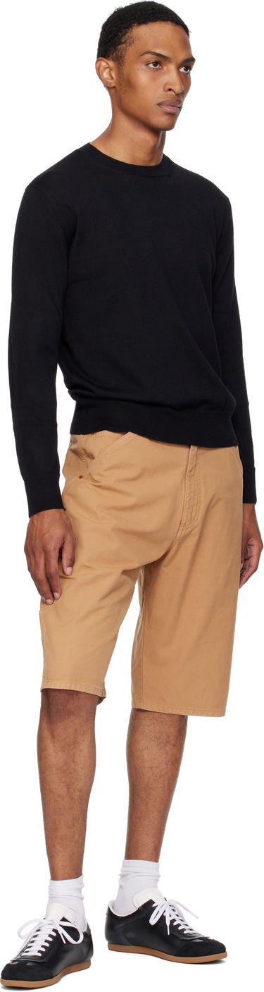 Džemper Maison Margiela MM6 Maison Margiela Elbow Patch Sweater Crna | SH0HL0032 M13133, 3