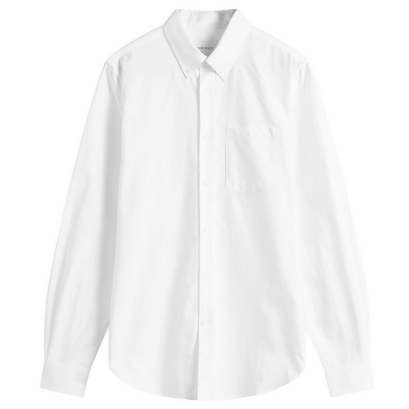 Košulja NORSE PROJECTS Standard Oxford Shirt In White Bijela | N40-0805-0001