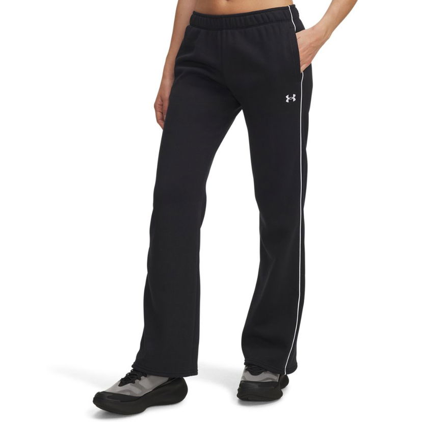 Trenirka Under Armour Under Armour Piped Wide Leg Fleece Pants Crna | 6003711-003