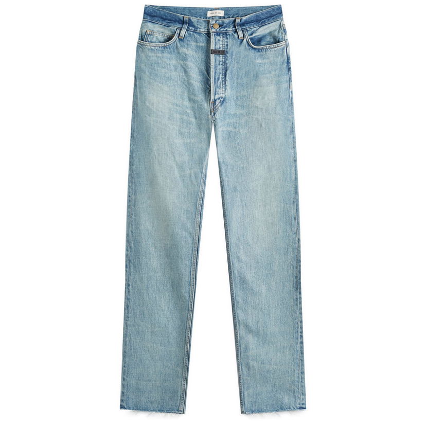 Jeans Fear of God Fear Of God 5 Pocket Straight Leg Jeans Size 30 Plava | FGE240-408DNM-409