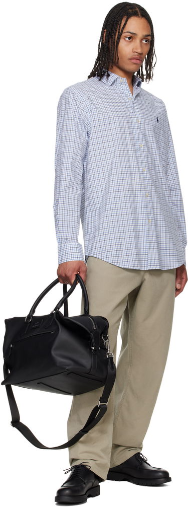 Putna torba Polo by Ralph Lauren Ralph Lauren Smooth Leather Large Duffle Bag Crna | 405962455001, 3