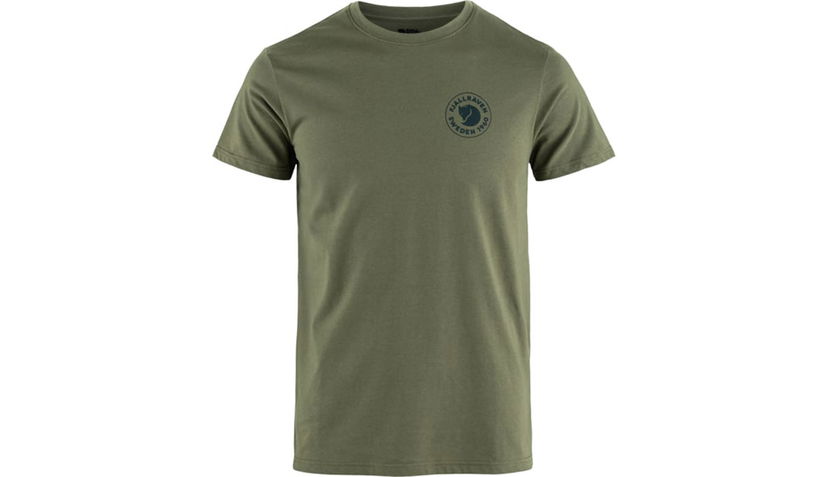 Majica kratkih rukava FJÄLLRÄVEN Logo T-Shirt Zelena | F87313-625