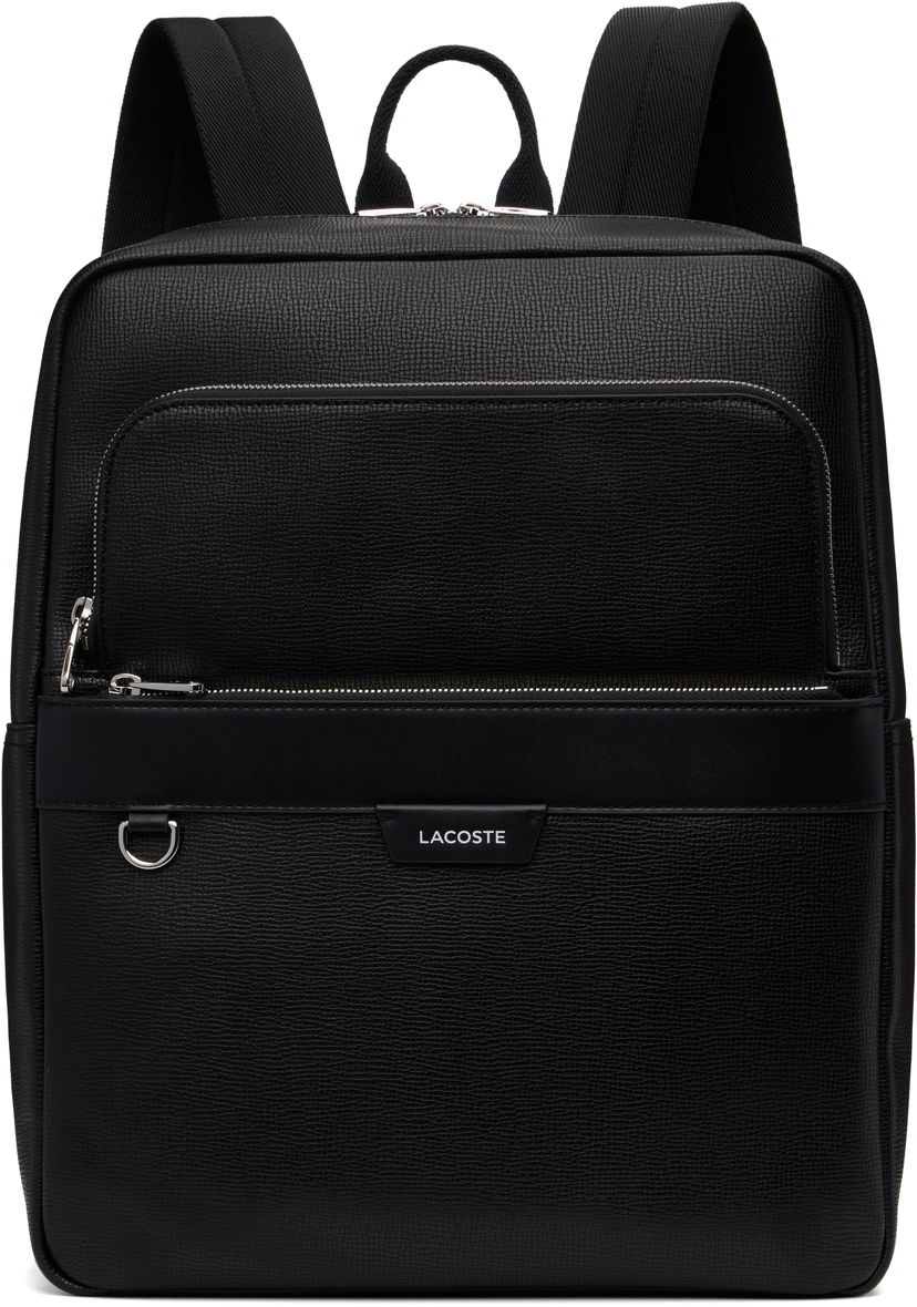 Ruksak Lacoste Ossian Leather Backpack Crna | NH5051OI_000