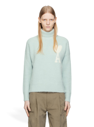 Džemper AMI Turtleneck Tirkiz | UKS425.KN0032