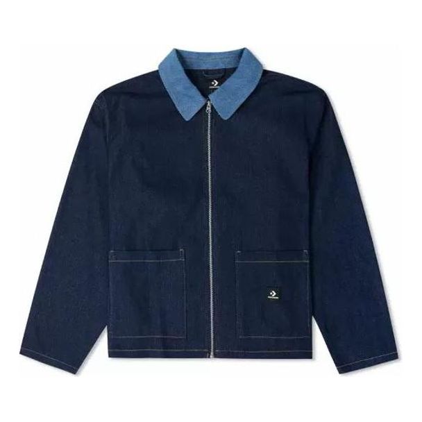 Jakna Converse Denim Shirt Jacket Plava | 10024867-A01