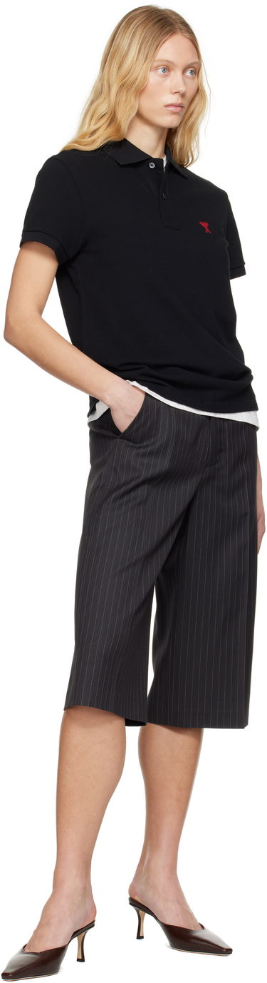 Polo majica AMI Polo Tee Crna | BFUPL001.760, 3