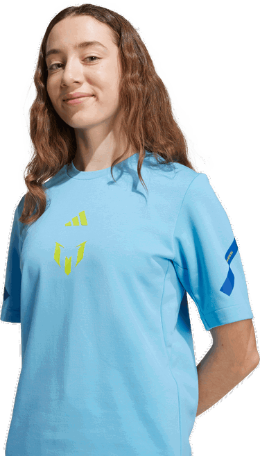 Majica kratkih rukava adidas Performance MESSI ZNE T-Shirt Plava | KB2123, 3