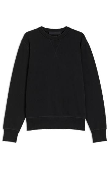 Džemper BOSS BECKHAM x BOSS Cotton Terry Sweatshirt Crna | 50549248