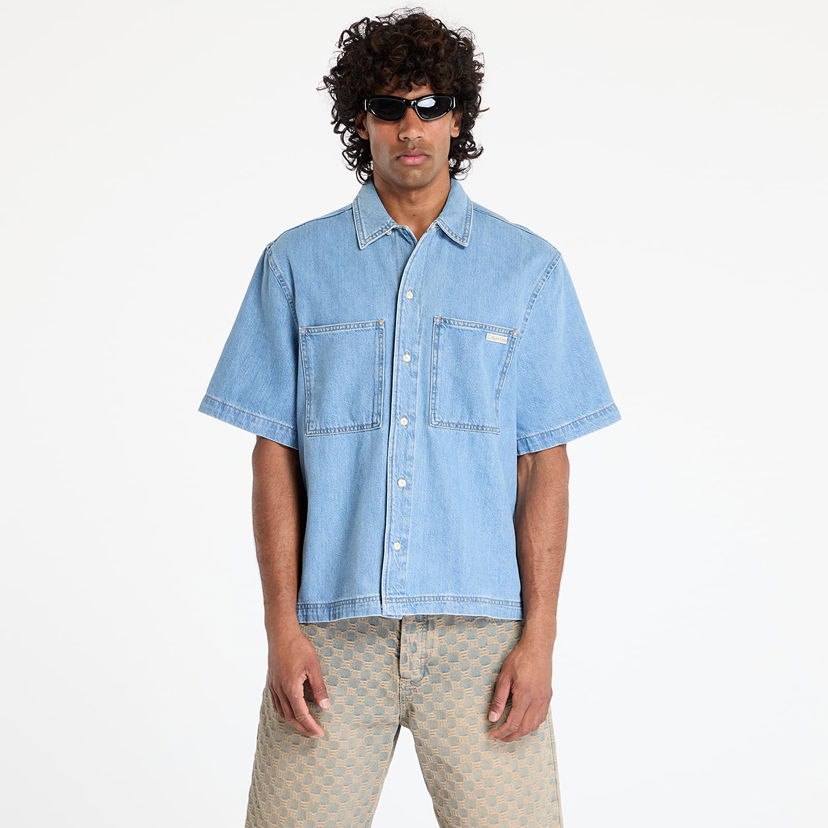 Košulja CALVIN KLEIN Calvin Klein Jeans Bowler Denim Shirt Plava | J30J327512 1AA