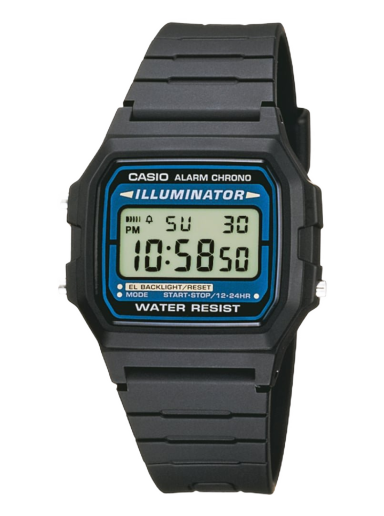 Satovi CASIO Collection Watches Crna | F-105W-1AWYEF