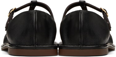 Tenisice i cipele The Row The Row Square T-Strap Ballerina Flats Crna | F1599-SL3, 1