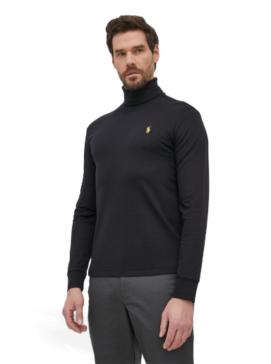 Dukserice Polo by Ralph Lauren Roll Neck Cotton Sweatshirt Crna | 710853205001