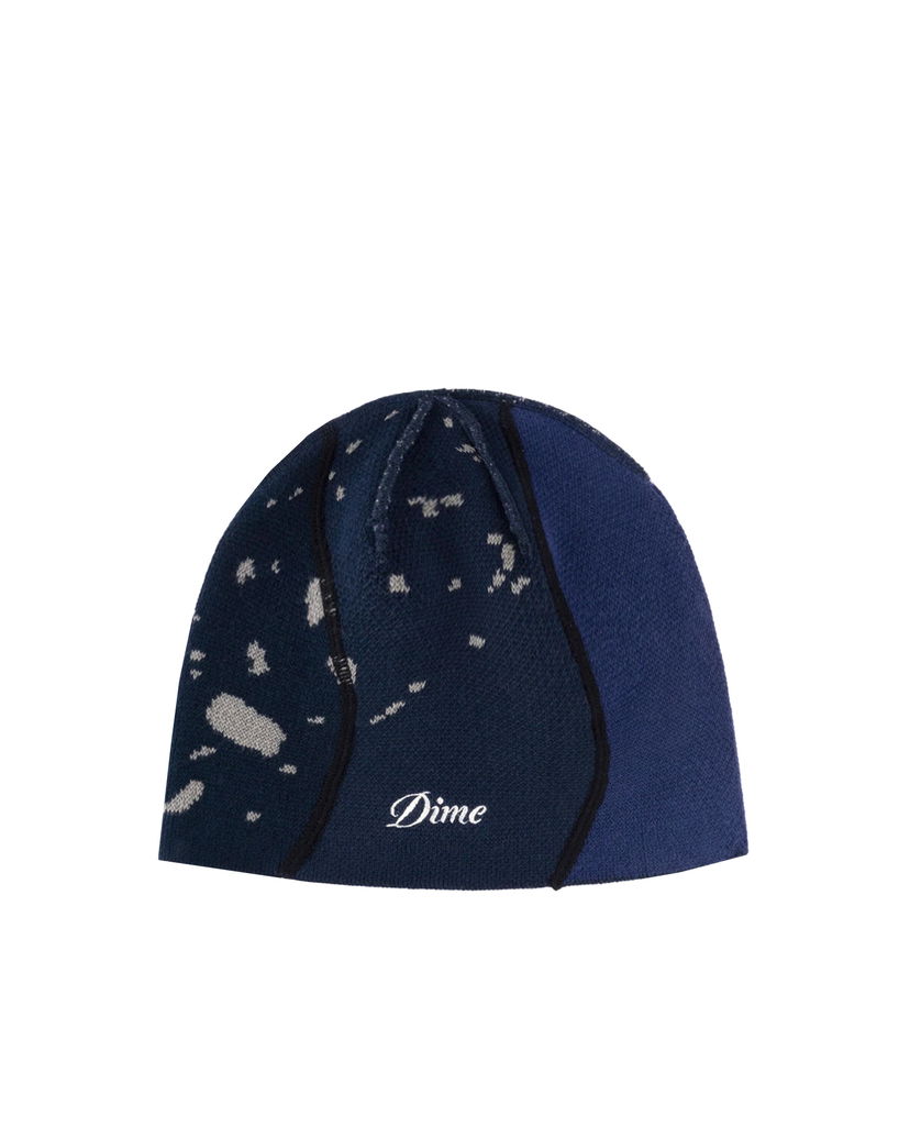 Kapica Dime Reverse Stitch Logo-Embroidered Beanie Plava | DIMEHO2425NVY