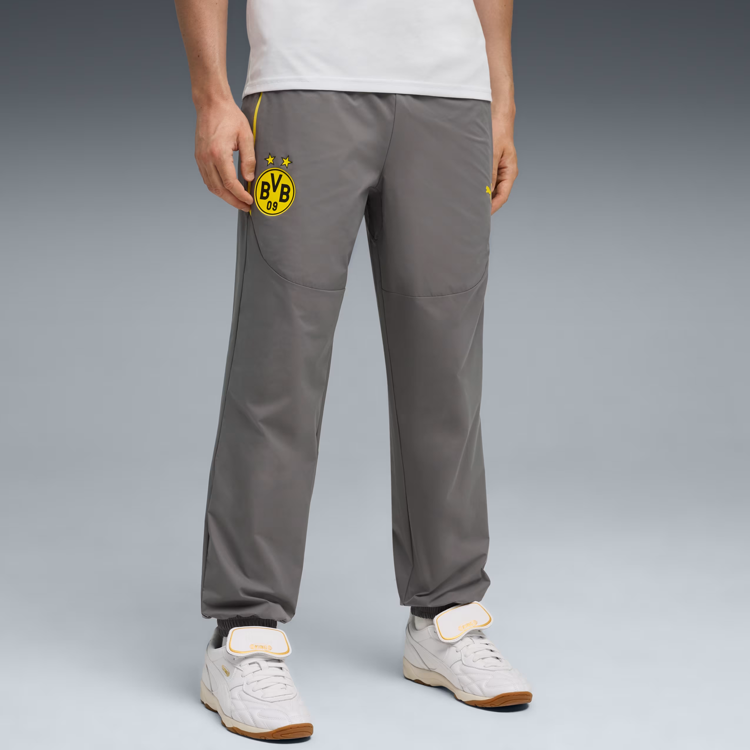 Hlače Puma Borussia Dortmund Tech Woven Pants Siva | 781699-21, 1