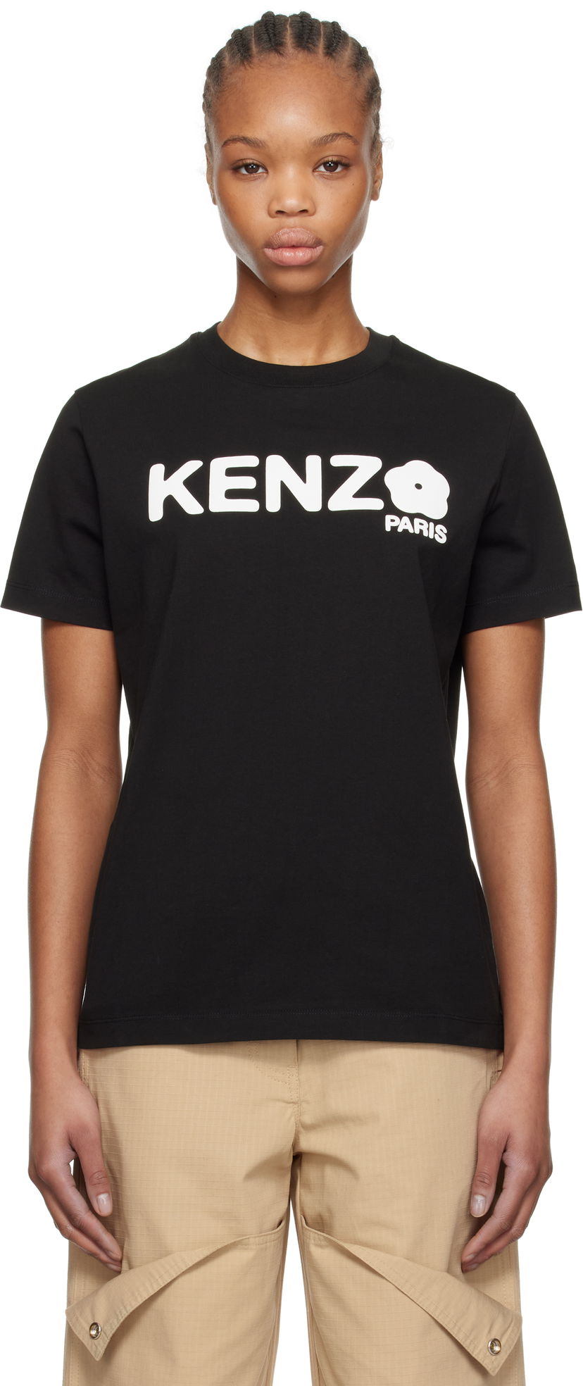 Majica kratkih rukava KENZO Kenzo Paris 'Boke Flower 2.0' Loose T-Shirt Crna | FF52TS1574SO