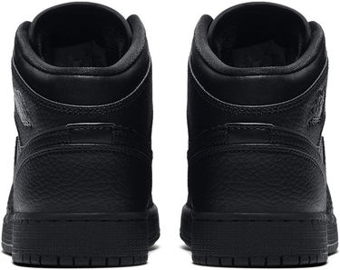 Tenisice i cipele Jordan Air Jordan 1 Mid GS "Triple Black" Crna | 554725-091, 5