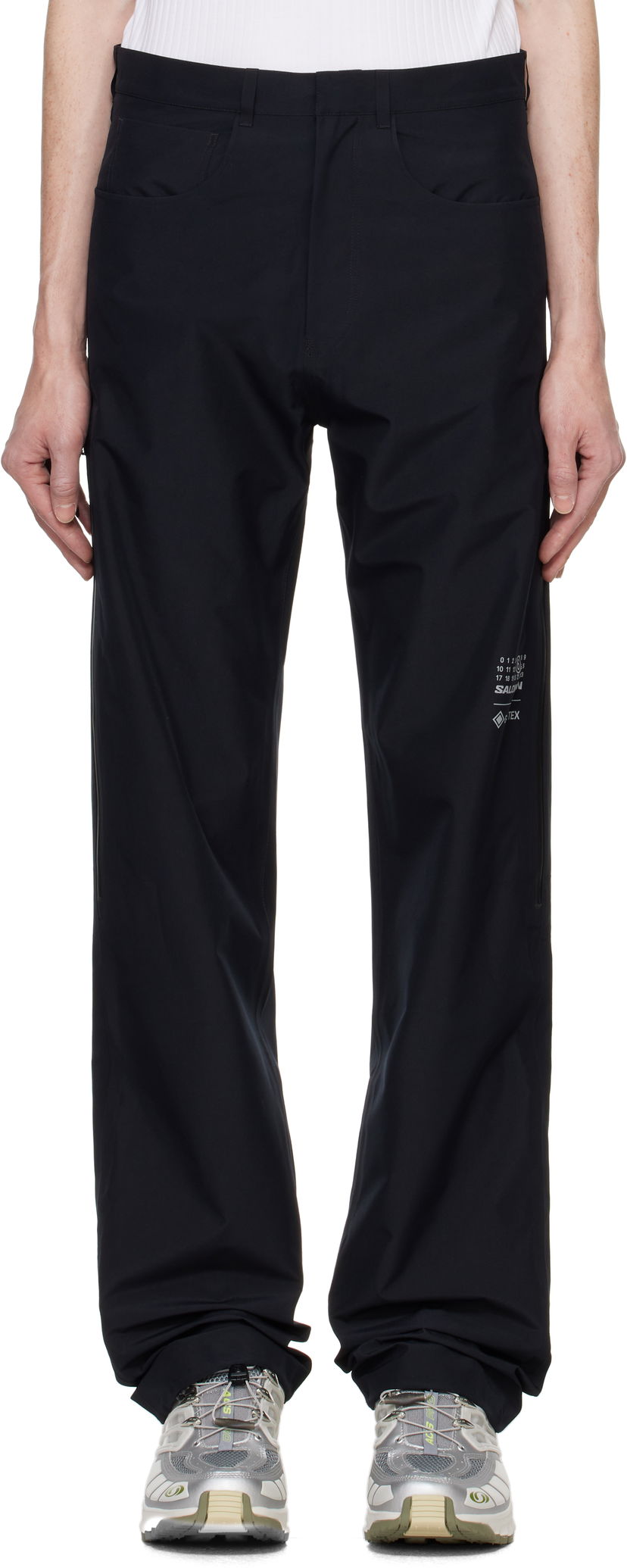 Hlače Maison Margiela Taffeta Trousers Crna | SH0LA0013 M35200