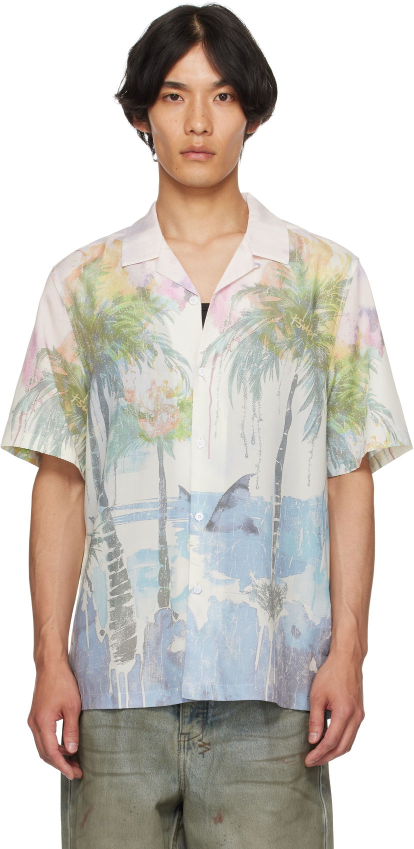 Košulja Ksubi Ksubi Poolside Resort Shirt Bijela | MPF25SH005