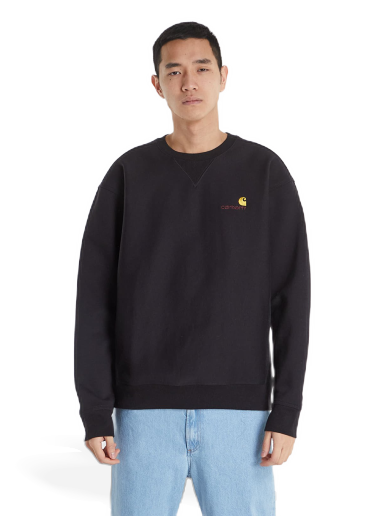 Dukserice Carhartt WIP American Script Crna | I025475.89XX