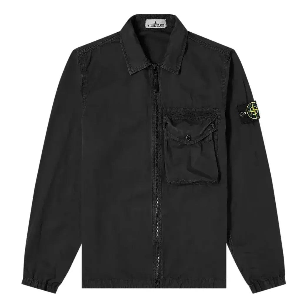 Košulja Stone Island Zip Pocket Overshirt Crna | 7415117WN-V0129, 0