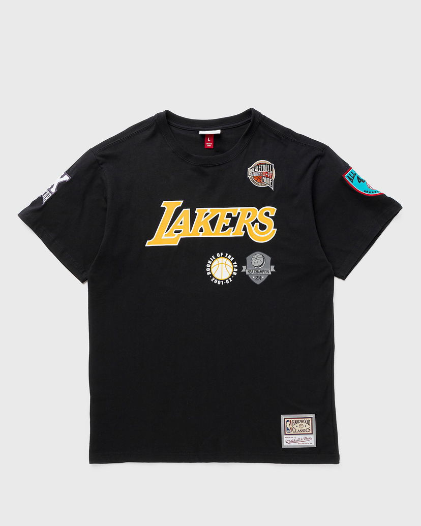 Majica kratkih rukava Mitchell & Ness NBA N&N PREMIUM TEE LOS ANGELES LAKERS HALL OF FAME PAU GASOL #16 Crna | TCRW6862-LALYYPGABLCK