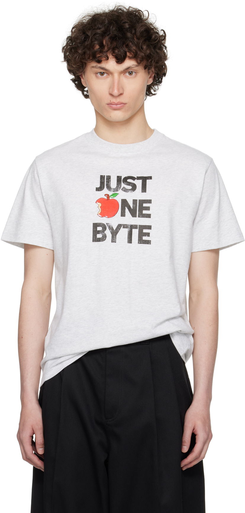 Majica kratkih rukava Coperni Coperni Disney 'Just One Byte' Boxy T-Shirt Siva | DJS03F5028BMEN
