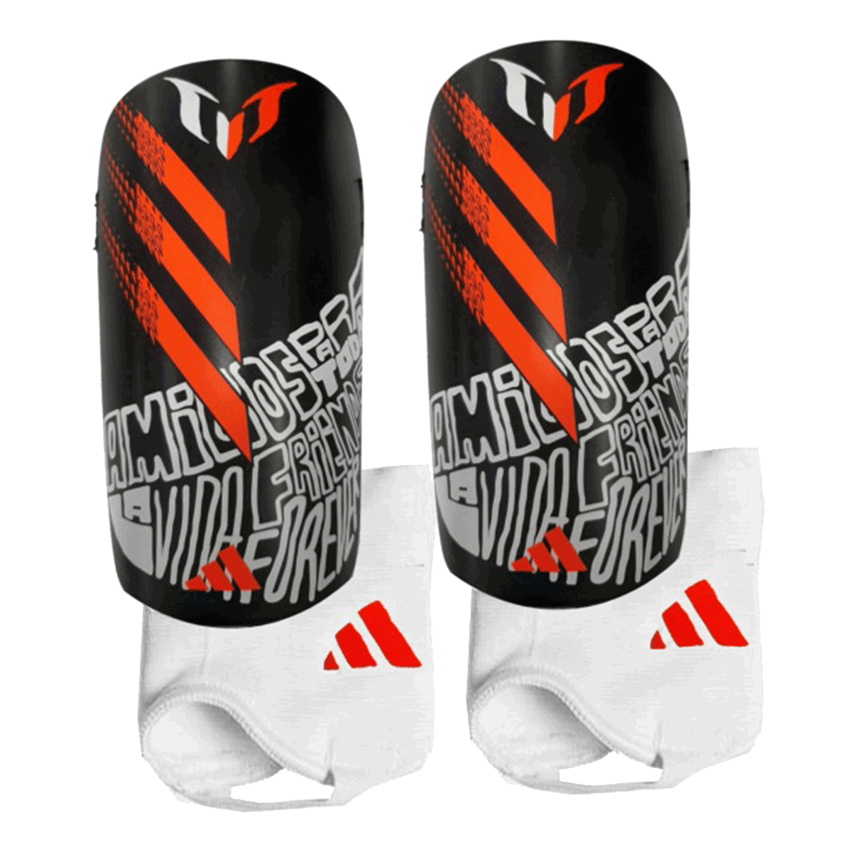 Sportska oprema adidas Originals Messi Shin Guards with Ankle Guards Višebojno | HF9722, 0