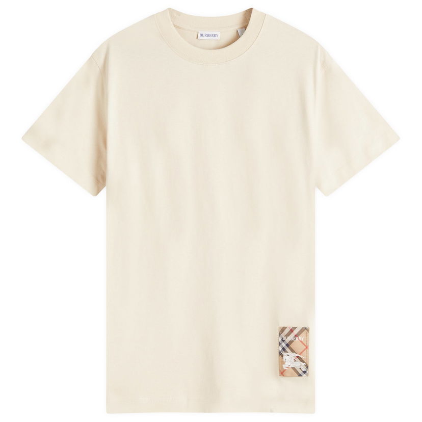 Majica kratkih rukava Burberry Label T-Shirt Bež | 8103508-C1740