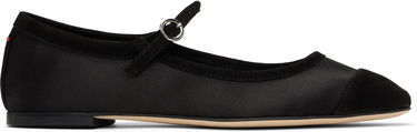 Odjeća Aeyde Aeyde Uma Satin Toe-Cap Ballerina Flats Crna | A11-FL-RKLS08FL169-SS25-800-067, 0