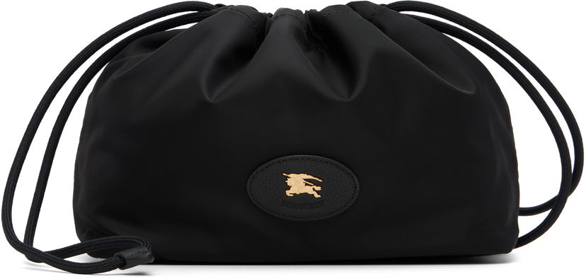 Ruksaci i torbe Burberry Burberry Drawstring Pouch Crna | 8111317